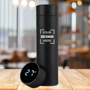 Customised Black Temperature Sipper Bottles
